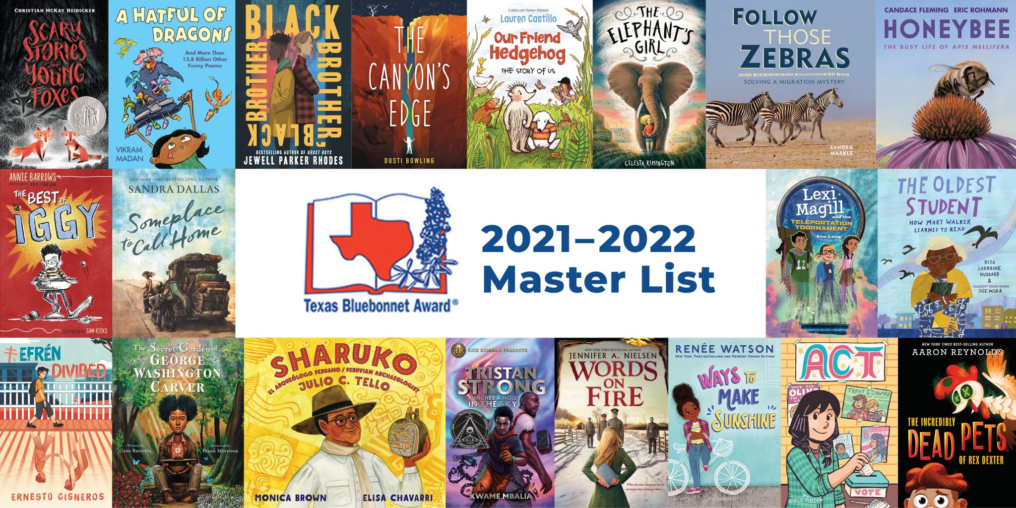 20212022 Texas Award Master List Released Lone Star