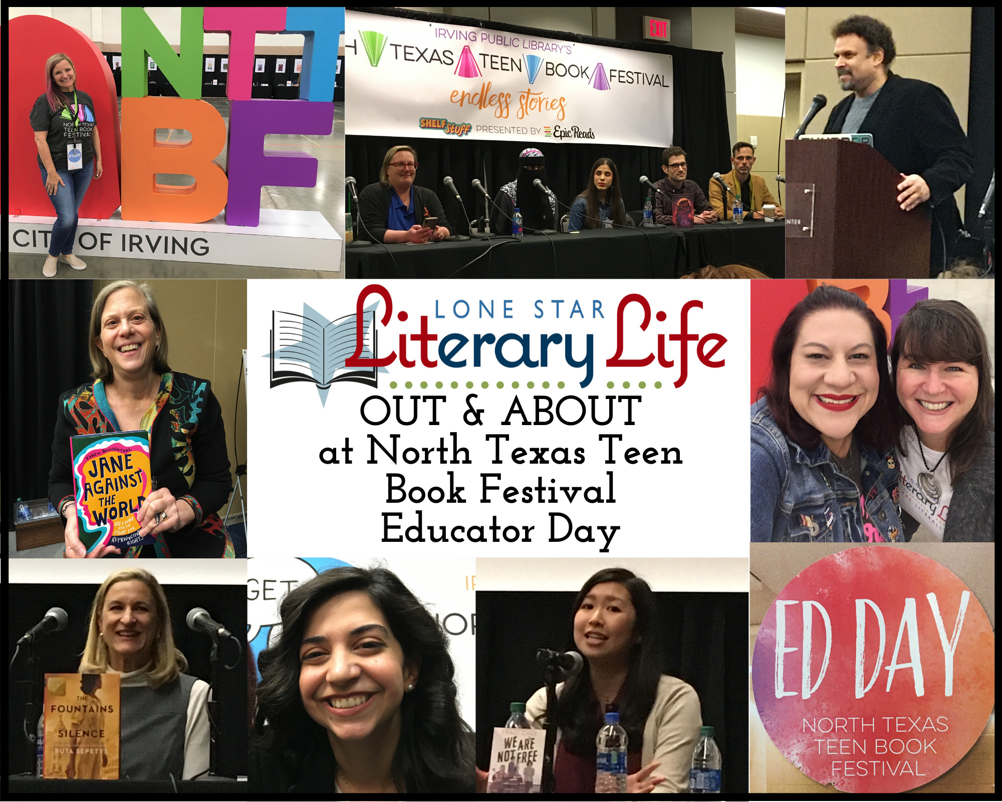 Out and About at the North Texas Teen Book Festival Educator Day | Lone ...