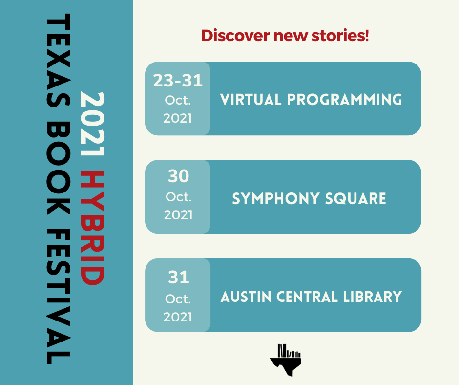 Texas Book Festival 2021 Revised Hybrid Schedule Lone Star Literary Life